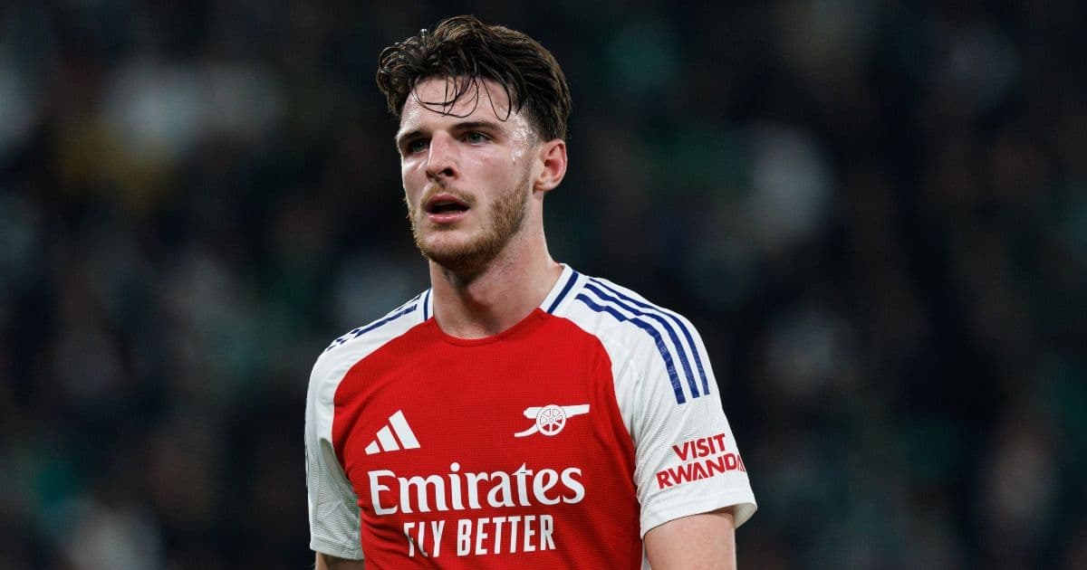 Emergenza Arsenal: Declan Rice in forte dubbio per la sfida contro lo Sporting